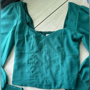 Abercrombie Green Top